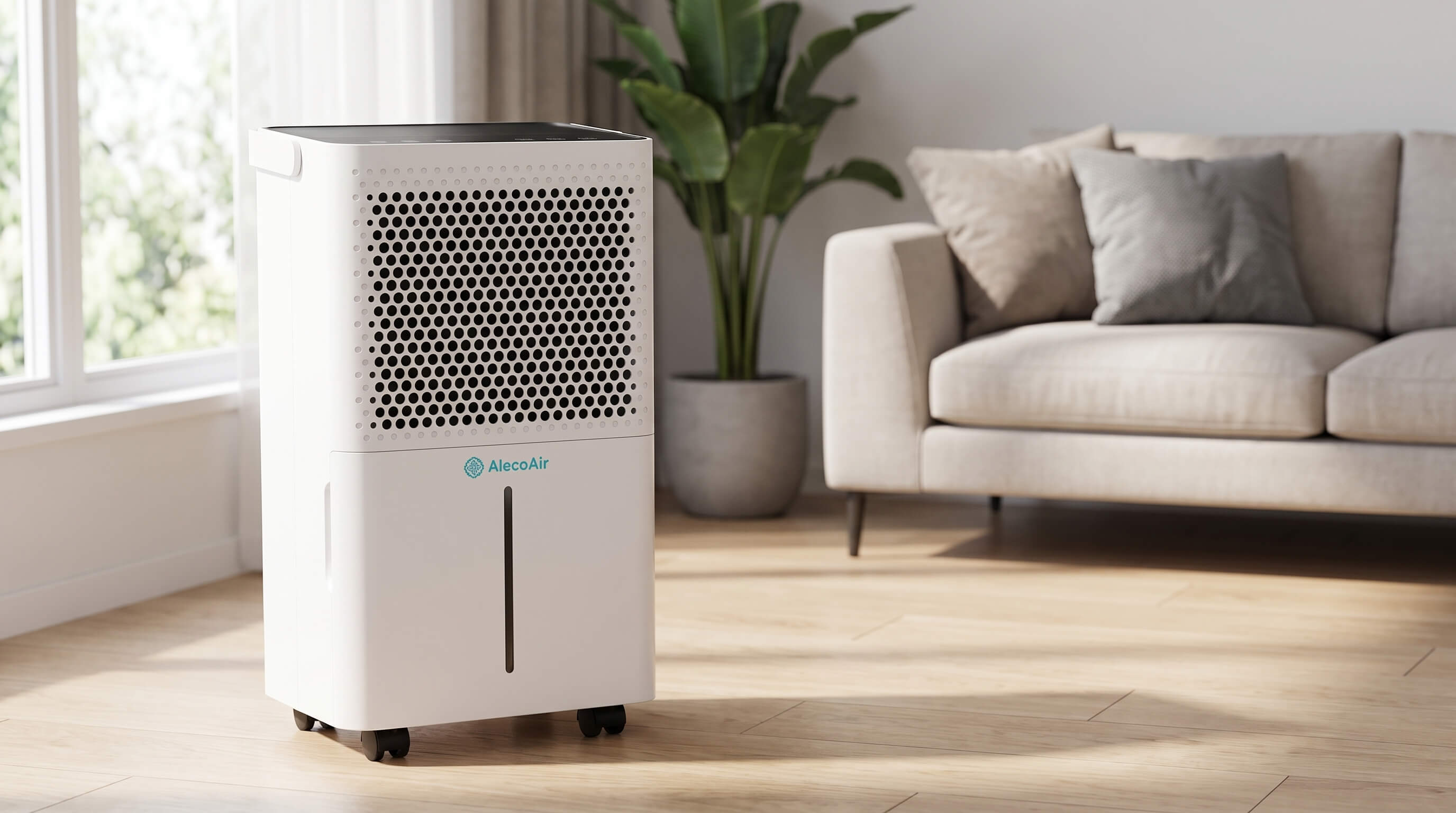 Dezumidificator AlecoAir D10 Junior alb compact